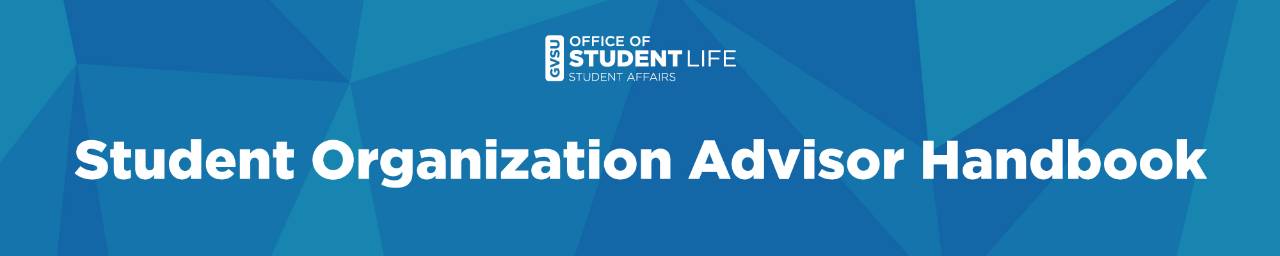 Student Organization Advisor Handbook header